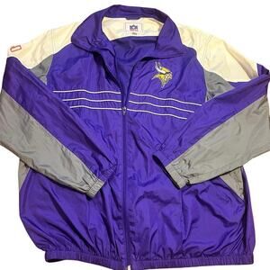 Sports Illustrated NFL Minnesota Vikings WIndbreaker Mens Jacket Size XL Outdoor